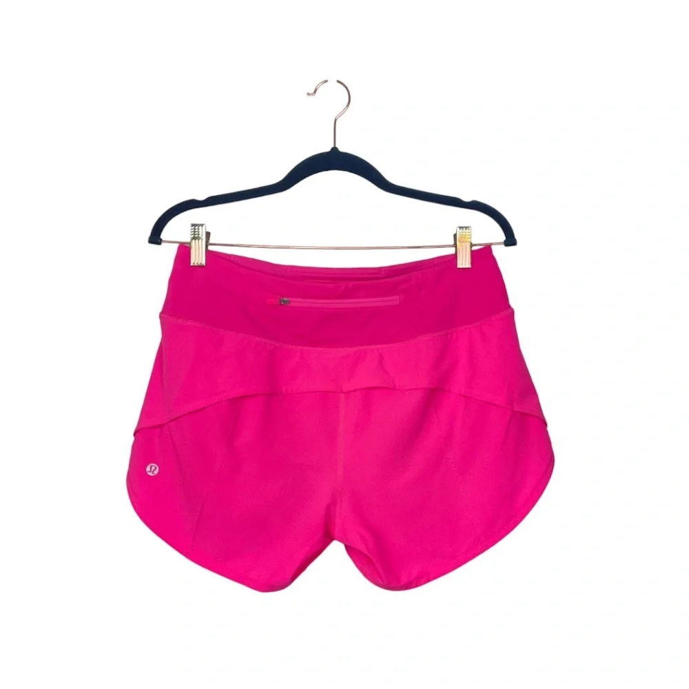 Women's Pink Athletic Shorts - Picture 3 of 7